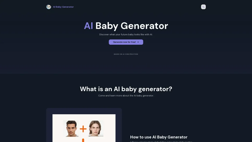 AI Baby Generator | Generate Your Future Baby Photos Using AI