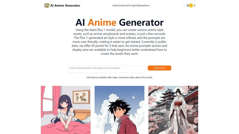 AI Anime Generator | Create Free Anime Art

A free AI anime image generator