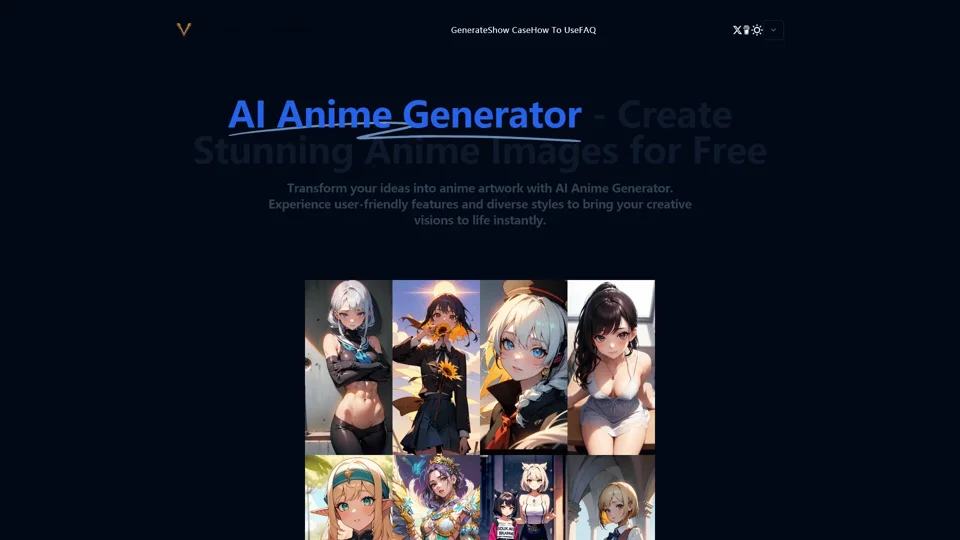 AI Anime Generator - Create Stunning Anime Images for Free