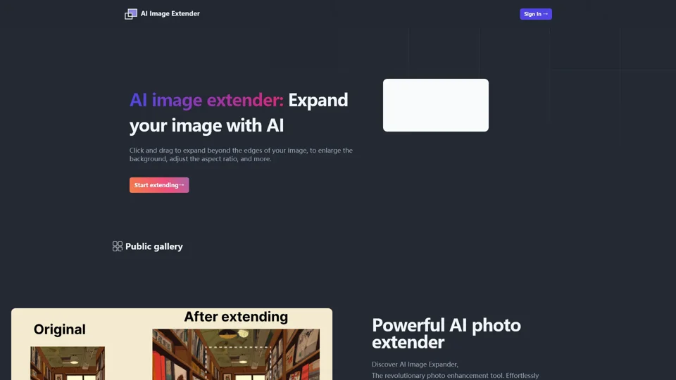 AI image extender | AI Image Extender