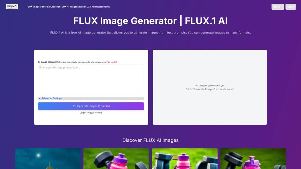 The 2024 Best Free FLUX Image Generator | Powered by FLUX.1 AI