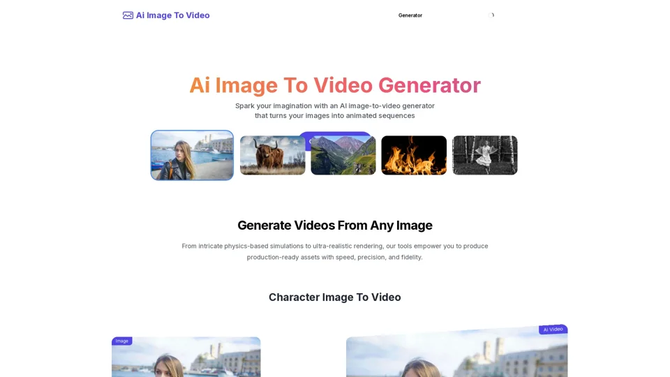 Ai Image To Video Generator Online | Make Your Images Come To Life