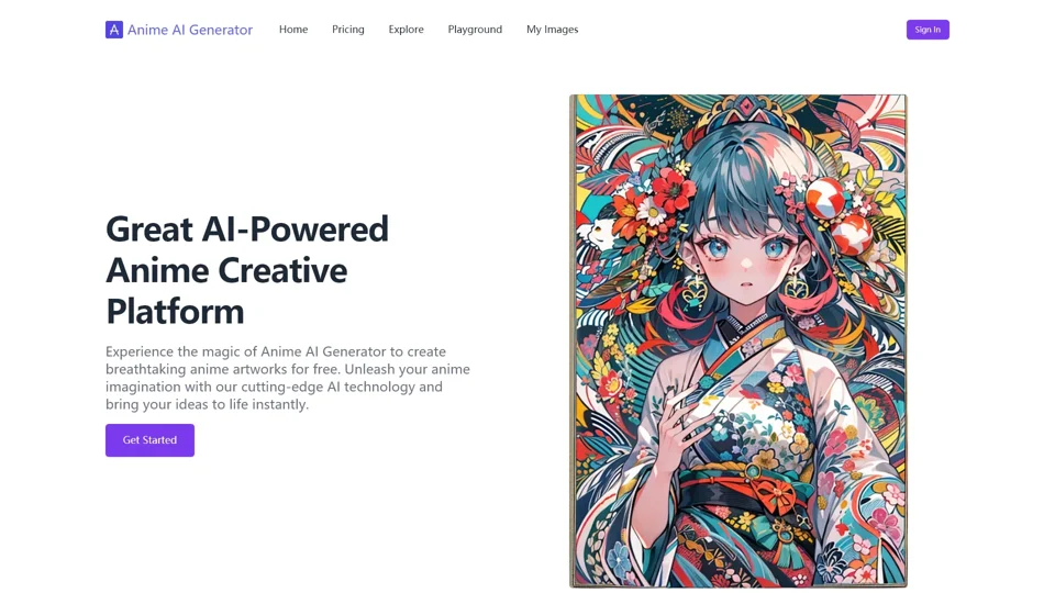 Anime AI Generator - Great AI-Powered Anime Creative Platform