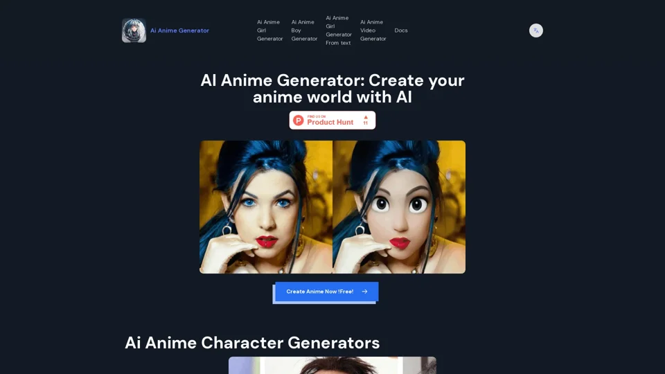 AI Anime Generator - Create Anime Art with AI | AnimeGenAi.com