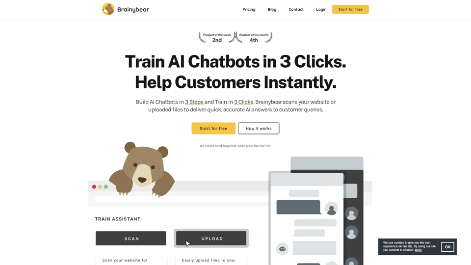 Build and Train AI Chatbots for Instant Customer Support