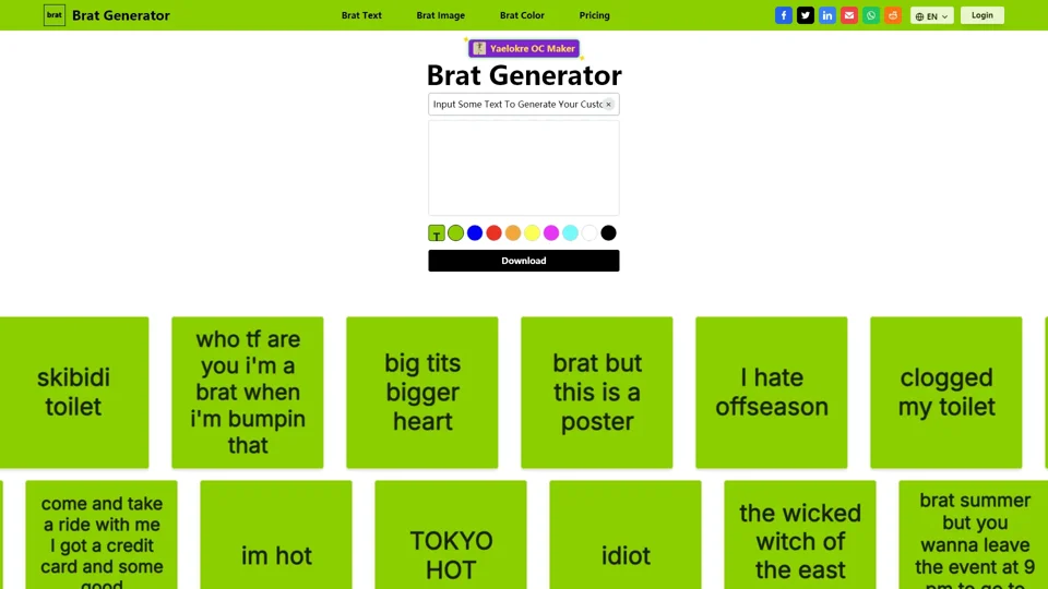 Brat Generator - Free Online Charli XCX Cover Maker...