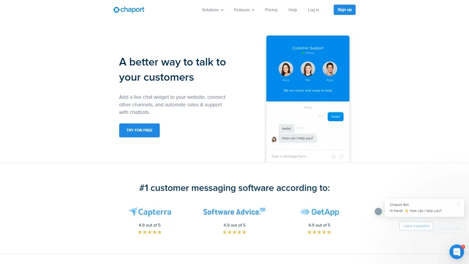 Chaport: #1 Customer Messaging Software