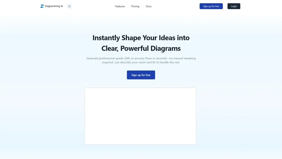 Diagramming AI – AI Diagram Generator & Smart Edits