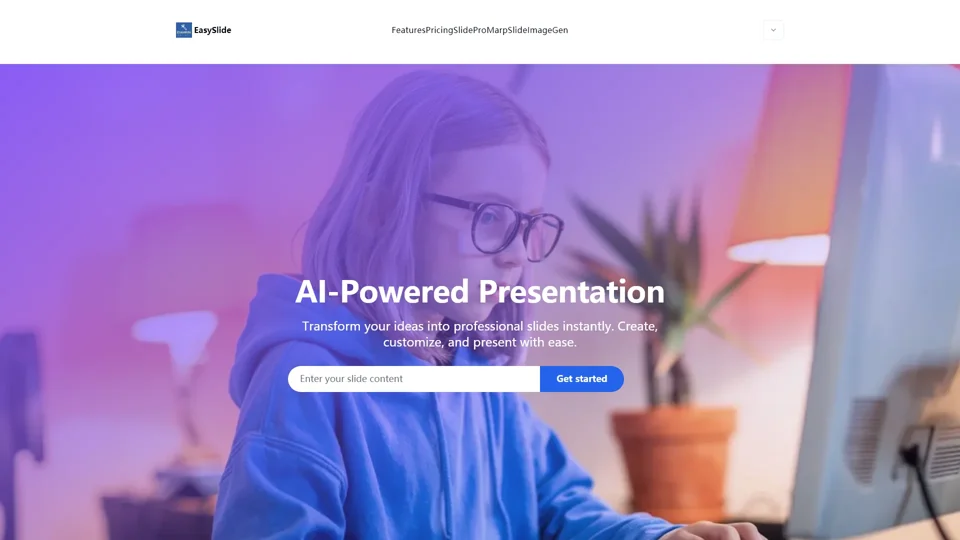 EasySlide: AI-Powered Slide Generator | Create Professional Presentations Instantly