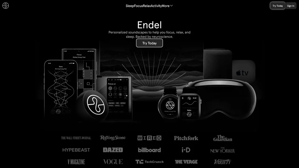 Endel - Focus, Relax and Sleep