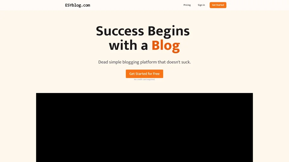 EsyBlog - Simple blogging platform