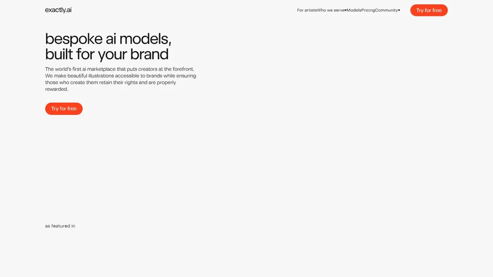 exactly.ai | custom AI models, tailored to your brand