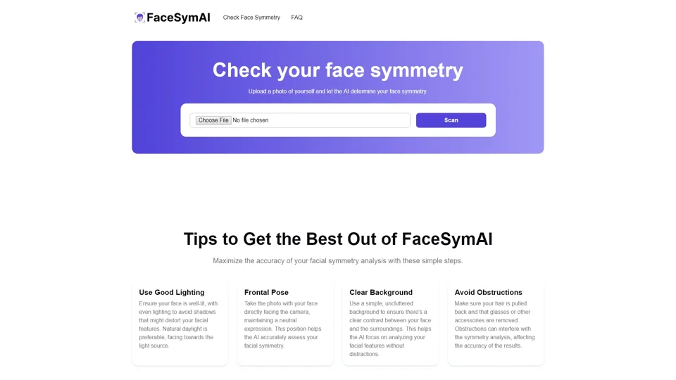 Determine Your Face Symmetry with AI