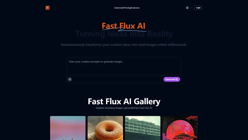 Fast Flux AI: Free Online AI Art Generator with Flux.1