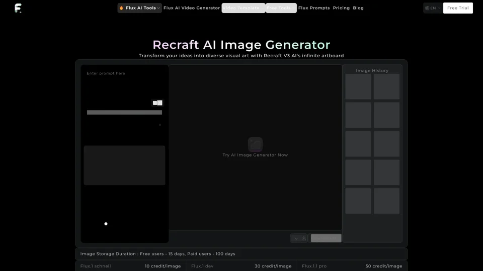 Recraft AI Image Generator - Online Advanced Image AI with Recraft v3