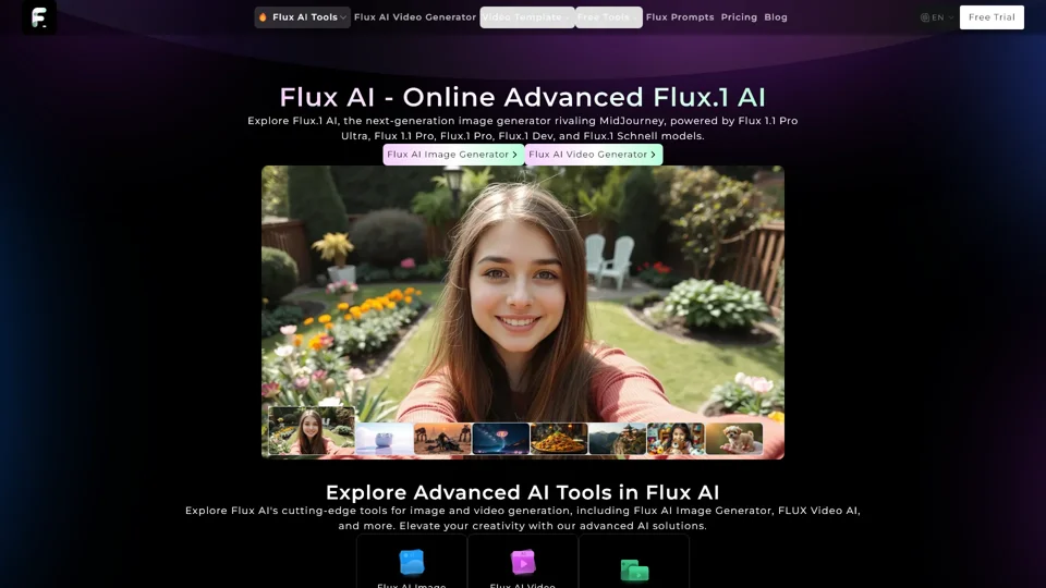 Flux AI - Free Online Advanced Flux.1 AI Image Generator