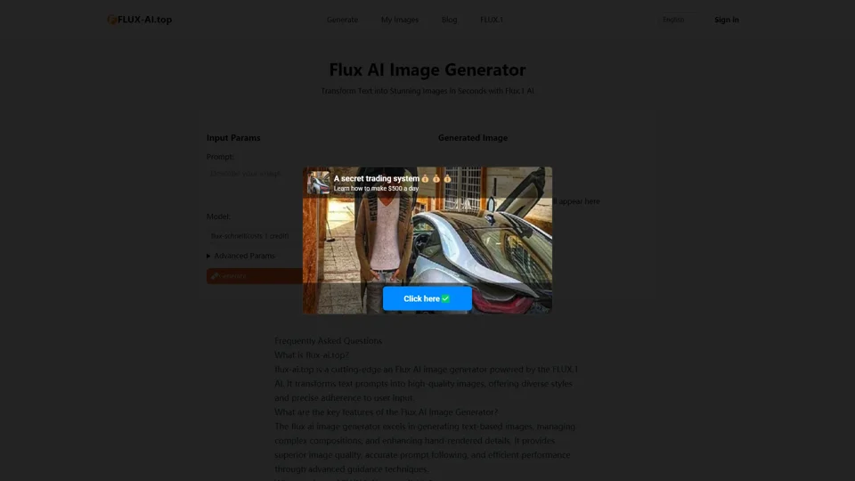 Online Flux AI Image Generator | Flux AI Image Generator

This appears to just be a title or header, so it's already in English and doesn't require translation or reformatting. If you have additional content to translate, please provide it!