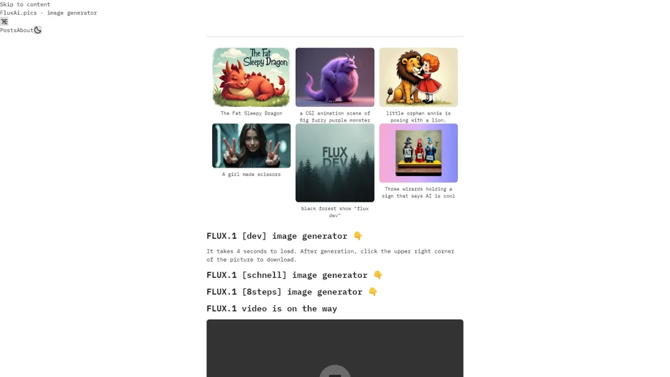FluxAi.pics - image generator