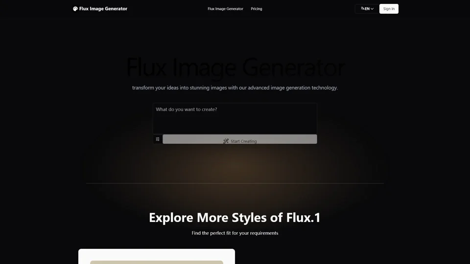 Free Online Flux Image Generator - Black Forest Labs Flux.1