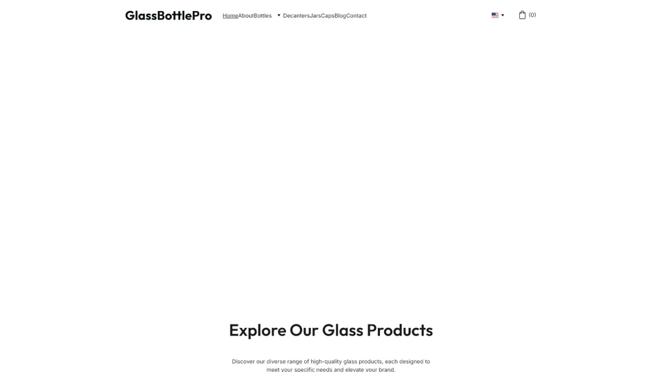 Premium Glass Bottles Wholesale - Quality & Customization | GlassBottlePro