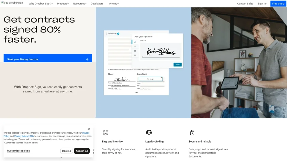 Dropbox Sign eSignature Agreements — Work Smarter - Dropbox