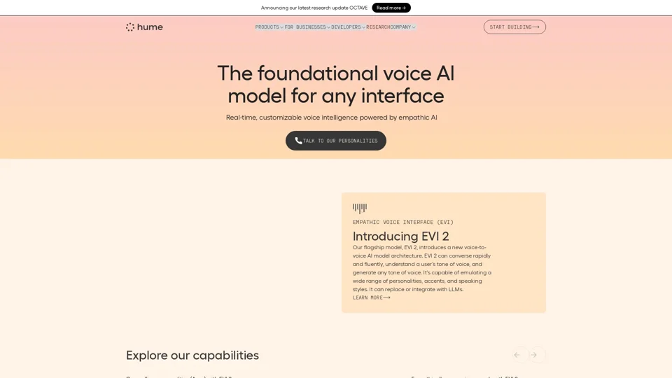 Home • Hume AI