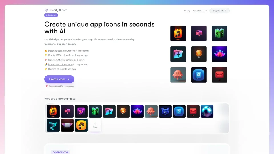 AI Icon Generator - Create unique app icons in seconds