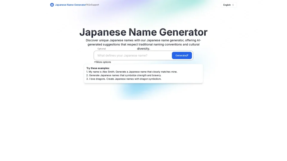 Japanese Name Generator