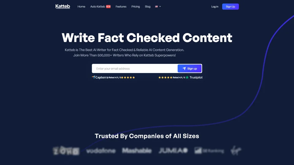 Katteb - The Fact Checked AI Article Writer