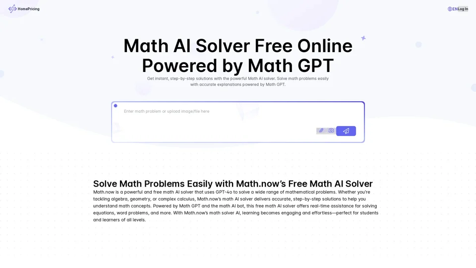 Math.now: Math AI Solver Free Online Powered by Math GPT