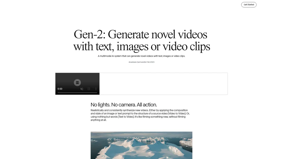 Runway Research | Gen-2: Generate novel videos using text, images, or video clips