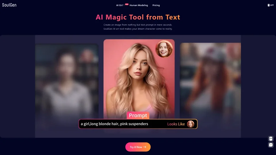 SoulGen: Free AI Magic Tool to Create Art from Text Online