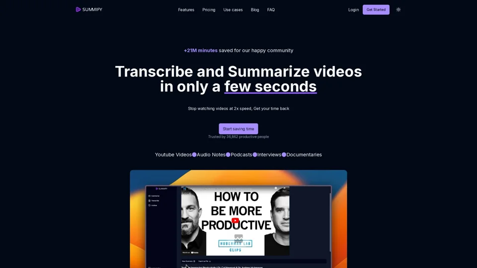 - AI Video / Audio Transcriber & Summarizer