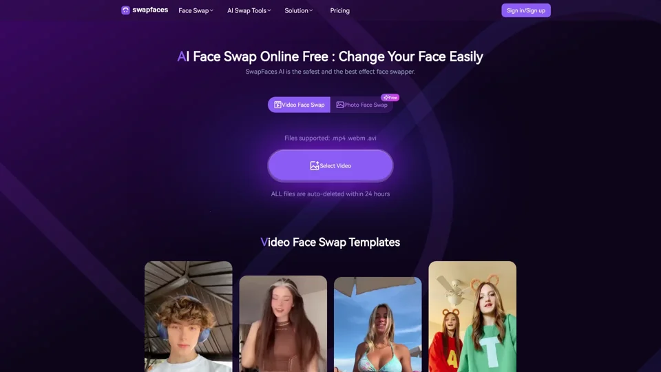 AI Face Swap Online Free: Change Faces In Photos And Videos | Swapfaces AI