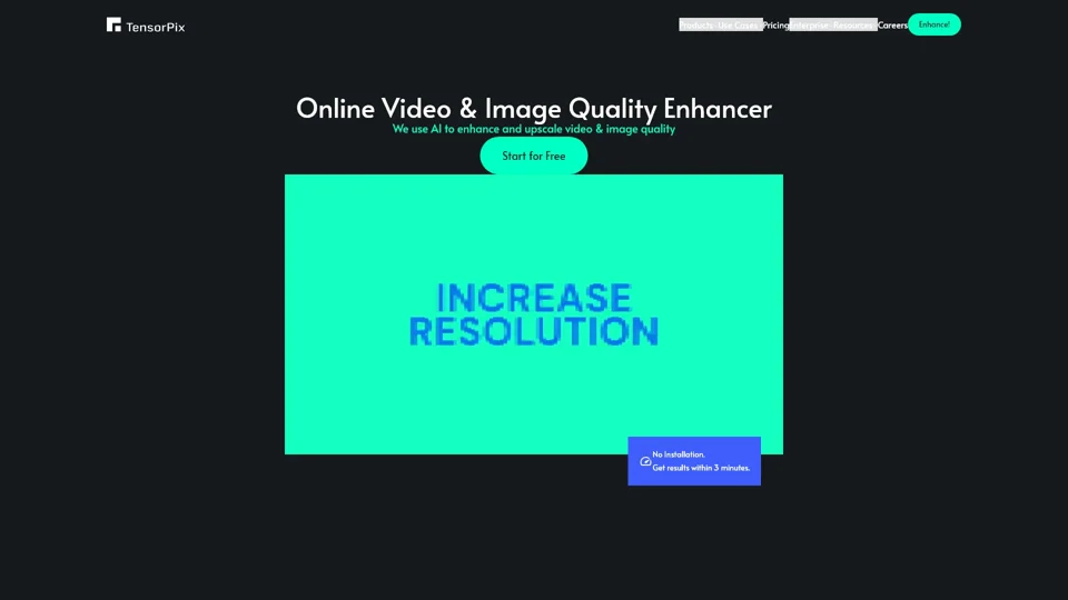 TensorPix - Enhance Video & Image Quality Online