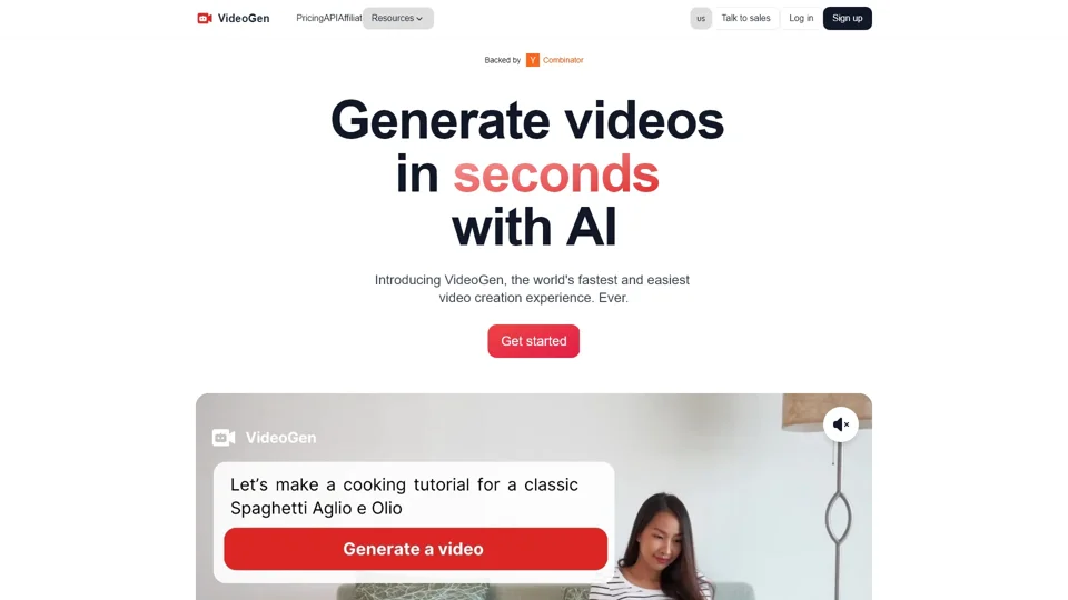 VideoGen - AI Video Generator - Create Videos in Seconds