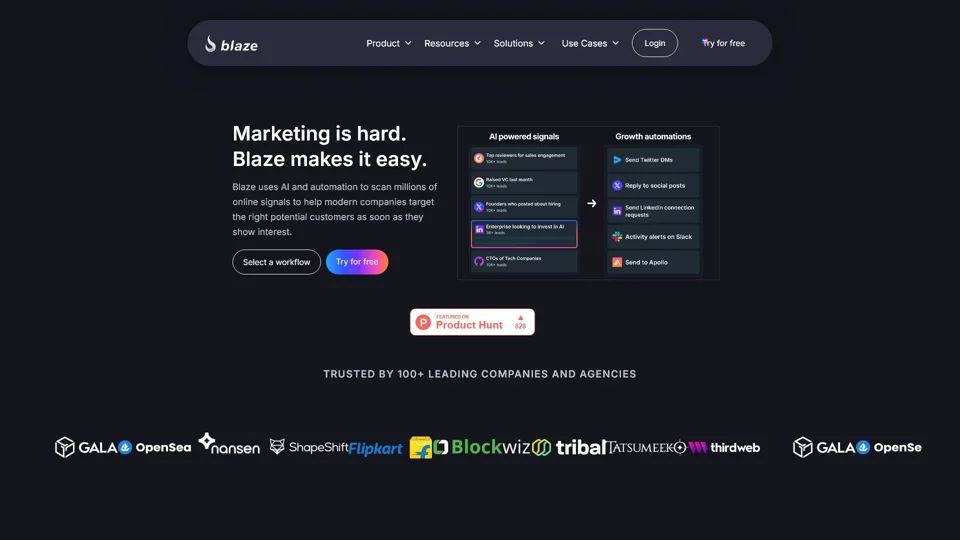 Blaze - Scale your Marketing with Blaze AI